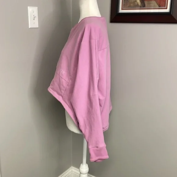 Gymshark Ori cropped sweatshirt lavender lilac workout Size Large - Picture 5 of 7